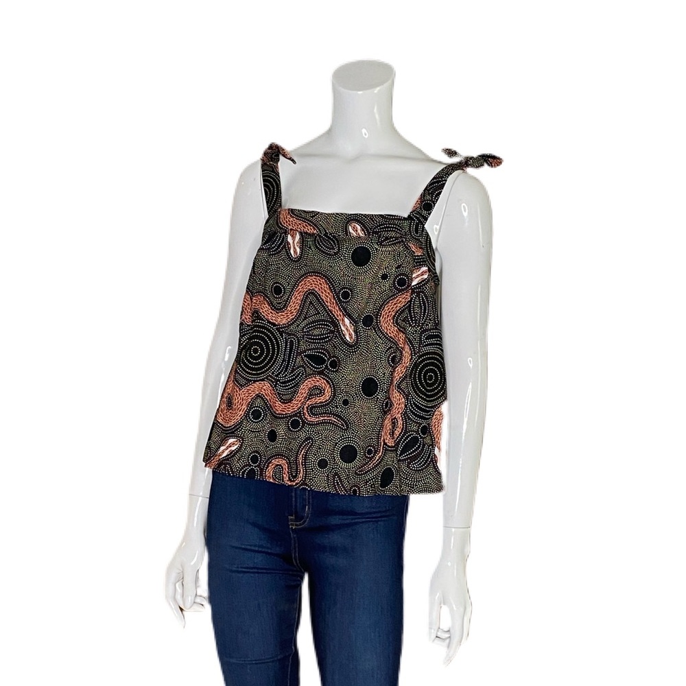 Anthropologie Corey Lynn Calter Ibiza Snake Tank